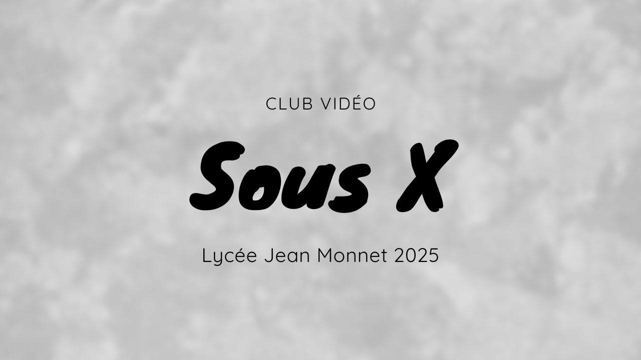 Couverture du court métrage Sous X